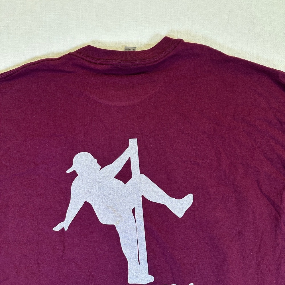 Jimmy Doodles Sunset Grill Heavy Cotton T-Shirt Maroon Mens 2XL Funny - Picture 15 of 16